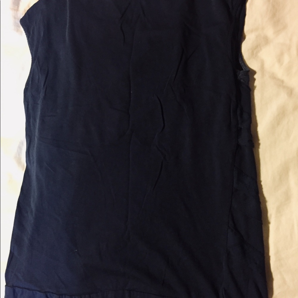 Navy Flutter Front Top - Picture 4 of 5
